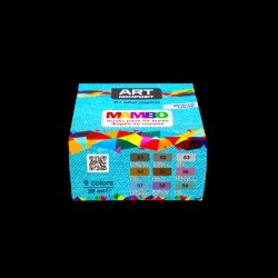 Набір: Фарба по тканині MAMBO 9*20 мл металік (51, 52, 53, 54, 55, 56, 57, 58, 59) Набір: Фарба по тканині MAMBO 9*20 мл металік (51, 52, 53, 54, 55, 56, 57, 58, 59)