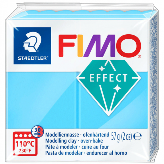 Пластика Effect, Блакитна неонова, 57г, Fimo