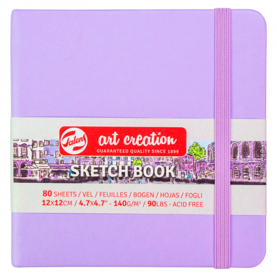 Блокнот для графіки Talens Art Creation 140г/м2, 12*12см, 80л., Pastel Violet, Royal Talens