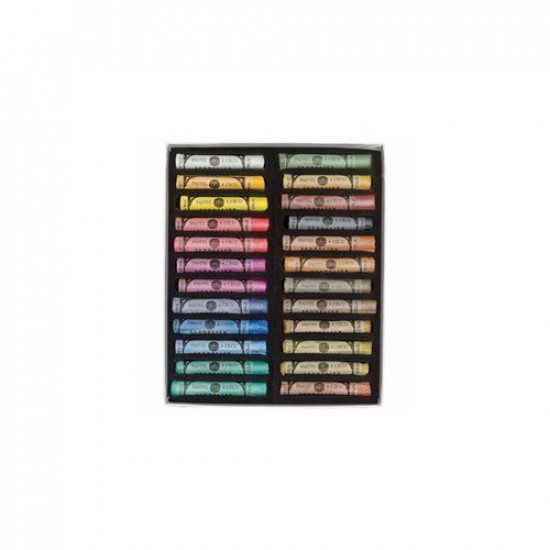 Пастель суха Sennelier Iridescent, 24 кольорів, "à l'écu" картон