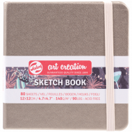 Блокнот для графіки Talens Art Creation 140г/м2, 12*12см, 80л., Pink Champagne, Royal Talens Блокнот для графіки Talens Art Creation 140г/м2, 12*12см, 80л., Pink Champagne, Royal Talens