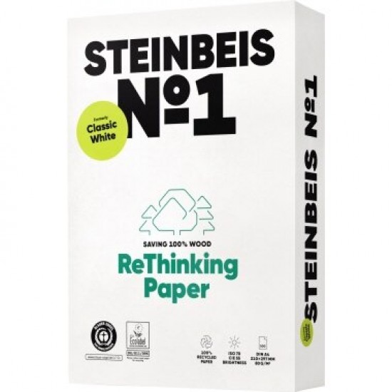 Папір ЕКО Steinbeis №1 А4 80 г/м 500 л ISO 70 Папір ЕКО Steinbeis №1 А4 80 г/м 500 л ISO 70