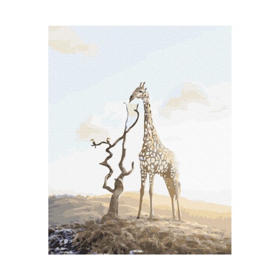 Картина за номерами: Жираф міраж, "BrushMe"