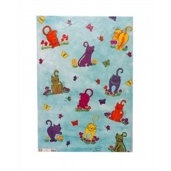 Декупажна карта JCW 019, Foot prints Декупажна карта JCW 019, Foot prints