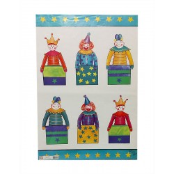 Декупажна карта JCW 016, Foot prints Декупажна карта JCW 016, Foot prints