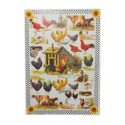 Декупажна карта #44 Farmyard, Finmark Декупажна карта #44 Farmyard, Finmark