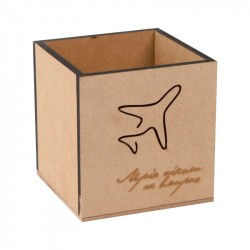 Стакан „Мрія“, МДФ, 10х10х10см, ROSA TALENT Стакан „Мрія“, МДФ, 10х10х10см, ROSA TALENT