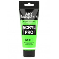 Фарба художня "ART Kompozit", 0,075 л ТУБА (551 флуоресцентний зелений)