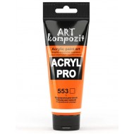 Фарба художня "ART Kompozit", 0,075 л ТУБА (553 флуоресцентний помаранчевий)