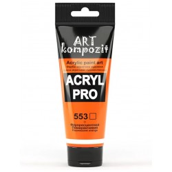 Фарба художня "ART Kompozit", 0,075 л ТУБА (553 флуоресцентний помаранчевий)