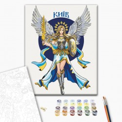 Картина за номерами: Відважний Київ © Захарова Наталія "BrushMe"
