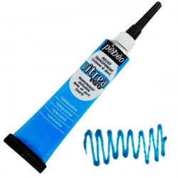 Контур по склу на водній основі (обжиг 160*)"Vitrea" Pebeo 20мл БІРЮЗОВИЙ Контур по склу на водній основі (обжиг 160*)"Vitrea" Pebeo 20мл БІРЮЗОВИЙ