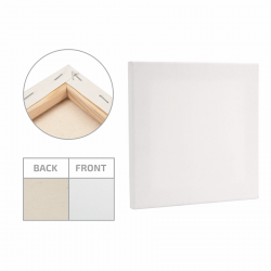 Підрамник, 25*25см, дрібне зерно, акриловий ґрунт, бавовна, 280г/м2, 4Art Підрамник, 25*25см, дрібне зерно, акриловий ґрунт, бавовна, 280г/м2, 4Art