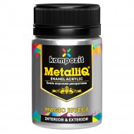Емаль акрилова MetalliQ "Kompozit", срібло, 0,07 кг Емаль акрилова MetalliQ "Kompozit", срібло, 0,07 кг