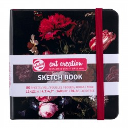 Блокнот для графіки Talens Art Creation, Натюрморт з квітами, 140г/м2, 12х12см, 80л, Royal Talens