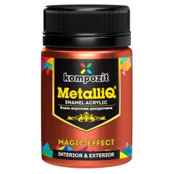 Емаль акрилова MetalliQ "Kompozit", мідь, 0,07 кг