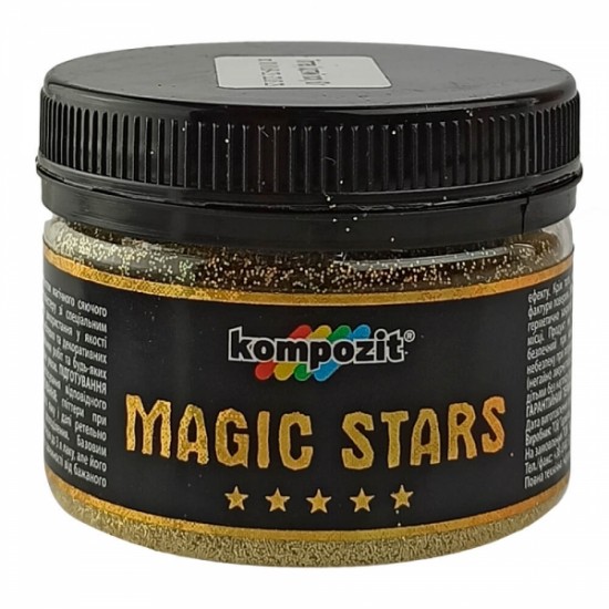 Гліттер MAGIC STARS "Kompozit", золотий пісок, 60 г