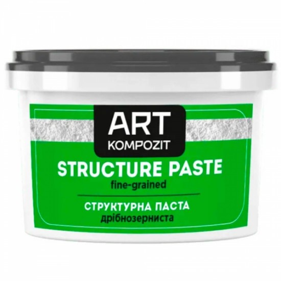 Паста структурна дрібнозерниста "ART Kompozit", білий, 1 л