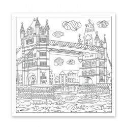 Розмальовка SANTI антистрес "Архітектурні споруди", 20 стор. Розмальовка SANTI антистрес "Архітектурні споруди", 20 стор.