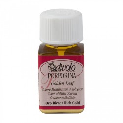 Divolo бронза рiдка Golden Leaf Porporine 50 мл, №001 Rich gold (Насичено-золотий) Divolo бронза рiдка Golden Leaf Porporine 50 мл, №001 Rich gold (Насичено-золотий)