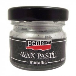 Паста воскова, Срібна,  20мл, Pentart Паста воскова, Срібна,  20мл, Pentart