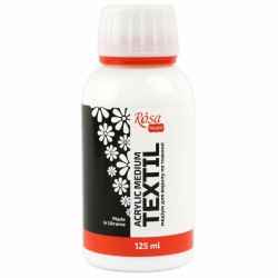 Медіум для акрилових фарб по тканині, 125 мл, ROSA TALENT Медіум для акрилових фарб по тканині, 125 мл, ROSA TALENT