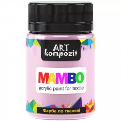 Фарба по тканині MAMBO "ART Kompozit", 50 мл (7 тілесний) Фарба по тканині MAMBO "ART Kompozit", 50 мл (7 тілесний)