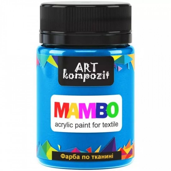 Фарба по тканині MAMBO "ART Kompozit", 50 мл (16 синій світлий)
