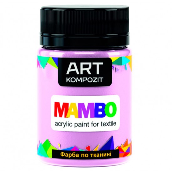 Фарба по тканині MAMBO "ART Kompozit", 50 мл (104 рожевий беж)