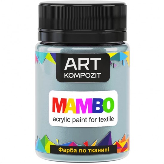Фарба по тканині MAMBO "ART Kompozit", 50 мл (115 блакитний серпанок)
