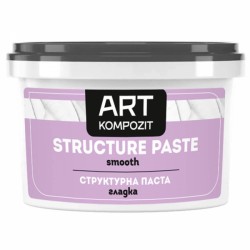Паста структурна гладка "ART Kompozit", білий, 1 л