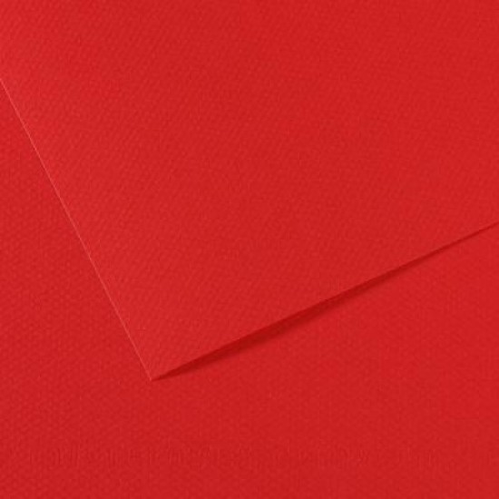 Canson папір для пастелі Mi-Teintes 160 гр, 50x65 см, #505 Red (Вишнево-червоний)