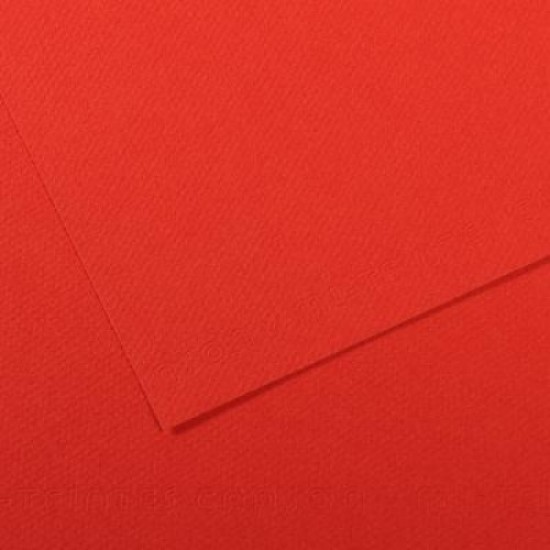 Canson папір для пастелі Mi-Teintes 160 гр, 50x65 см, #506 Poppy red (Яскраво-червоний)