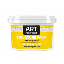 Паста структурна крупнозерниста "ART Kompozit", білий, 1 л