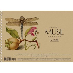 Альбом для малювання, А4/30арк., 150г/м2, крафт, MUSE, PB-SC-030-319