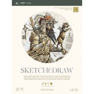 Блок для ескізів та малювання, 240x320 50арк., 115г/м2, MUSE