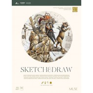 Блок для ескізів та малювання, 300x400 50арк., 115г/м2, MUSE