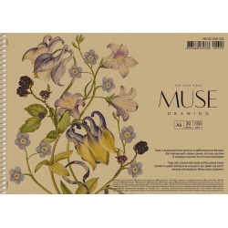 Альбом для малювання, А4/30арк., 150г/м2, крафт, MUSE, PB-SC-030-318