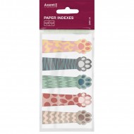 Закладка паперова Paw, 5х12х50мм,100 шт,