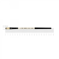 Синтетика овальна, BREEZE 1226FR, №3, к.р. пензель ROSA Синтетика овальна, BREEZE 1226FR, №3, к.р. пензель ROSA