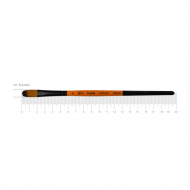 Синтетика овальна, FLAME 1368FR, №6, к.р. пензель ROSA