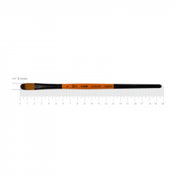 Синтетика овальна, FLAME 1368FR, №6, к.р. пензель ROSA Синтетика овальна, FLAME 1368FR, №6, к.р. пензель ROSA