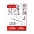 Папка для рисунку та креслення А4 (21х29,7см), 20арк, Дрібне зерно, 200г/м2, ROSA Studio