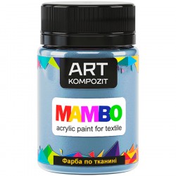 Фарба по тканині MAMBO "ART Kompozit", 50 мл (118 джинсовий) Фарба по тканині MAMBO "ART Kompozit", 50 мл (118 джинсовий)
