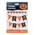 Гірлянда пап. прапорці Yes! Fun Хелловін  "Pumkin faces",13 прапорців, 3м, світяться у темряві