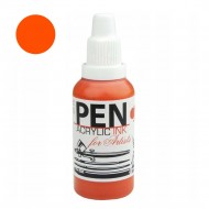 Renesans Туш акрилова Pen Acrylic Ink 35мл №4 помаранчевий Renesans Туш акрилова Pen Acrylic Ink 35мл №4 помаранчевий