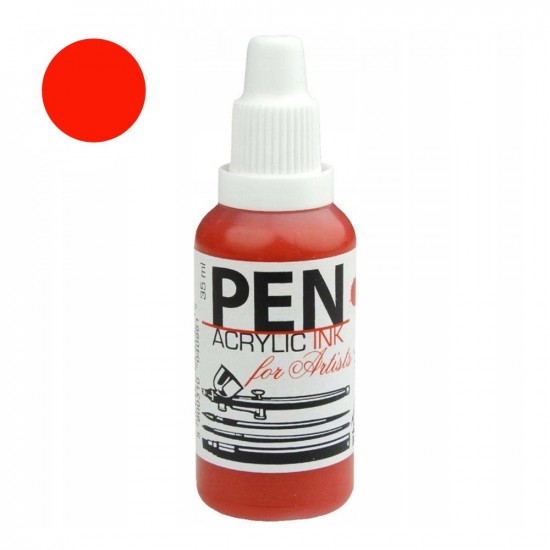 Renesans Туш акрилова Pen Acrylic Ink 35мл №5 верміліон