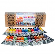 Renesans Набір Intense Water Eco Set 24 кольори - акварельні фарби 15 мл - картонна коробка з друков Renesans Набір Intense Water Eco Set 24 кольори - акварельні фарби 15 мл - картонна коробка з друков