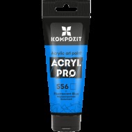 Фарба художня "ART Kompozit", 0,075 л ТУБА (556 флуоресцентний блакитний)
