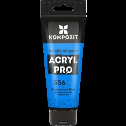 Фарба художня "ART Kompozit", 0,075 л ТУБА (556 флуоресцентний блакитний)